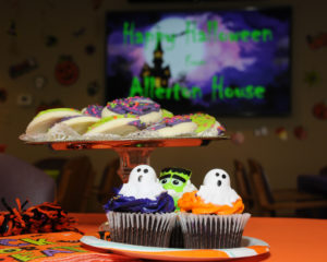 Halloween treats were on hand for everyone to enjoy during the early trick or treating at Allerton House in Weymouth.