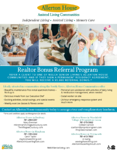 Realtor Referral Bonus Flyer Allerton House Senior Living